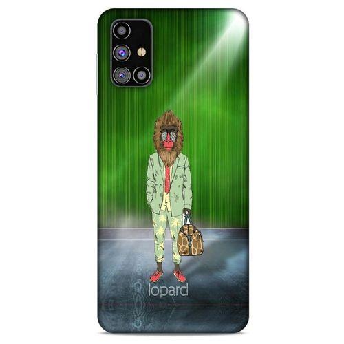 Samsung Galaxy M31s Kılıf FunnyMaX (29) Arka Koruma Kılıfı Yeşil