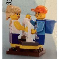 Lego Minifigür Overalls with Tools in Pocket Blue cty0214a/twn130