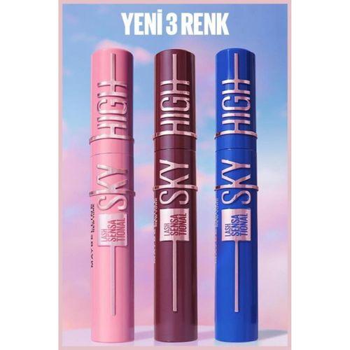 Maybelline New York Lash Sensational Sky High Blue Mist Maskara -Mavi