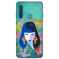 Lopard Samsung Galaxy A9 2018 Uyumlu Kılıf Sürreal Yüzler ♀ (12) Koruyucu Silikon Desenli