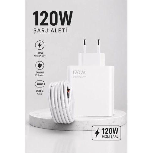 Turbo Hızlı Şarj Destekli 120w Usb-c Şarj Seti