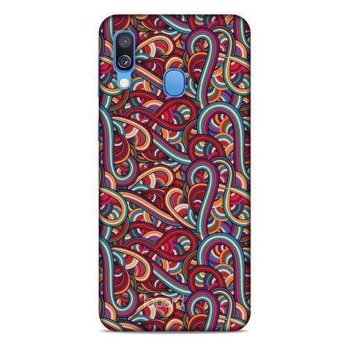 Samsung Galaxy A40 Kılıf Pastel Renkler (35) Fit Design Kılıf Karışık Renkli