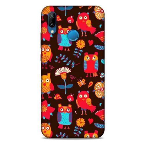 Baykuşlar (12) Desenli Silikon Kapak Telefon Kabı Huawei P20 Lite Kılıf