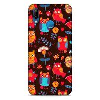 Baykuşlar (12) Desenli Silikon Kapak Telefon Kabı Huawei P20 Lite Kılıf