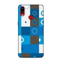 Samsung Galaxy A10s Uyumlu Kılıf Insomnia (27) Tasarımlı Kılıf Mavi Beyaz