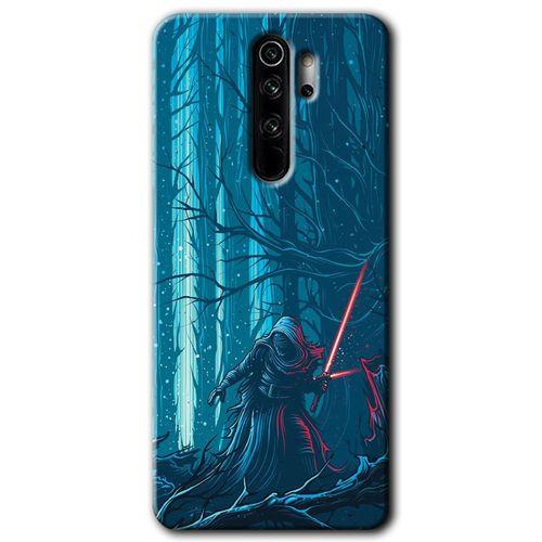 BeRa Aksesuar Xiaomi Redmi Note 8 Pro Kılıf Baskılı Kapak - Jedi +Tam Kaplayan Mat Seramik