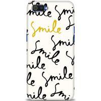 Realme C2 Kılıf HD Baskılı Kılıf - S Smile + Tam Ekran Koruyucu