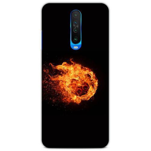Lopard Xiaomi Redmi K30 Uyumlu Kılıf FireX (29) Arka Koruma Kılıfı Ateş Topu