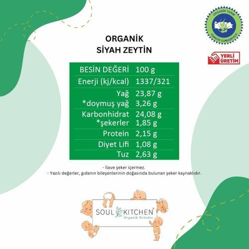 Organik Siyah Zeytin 310gr
