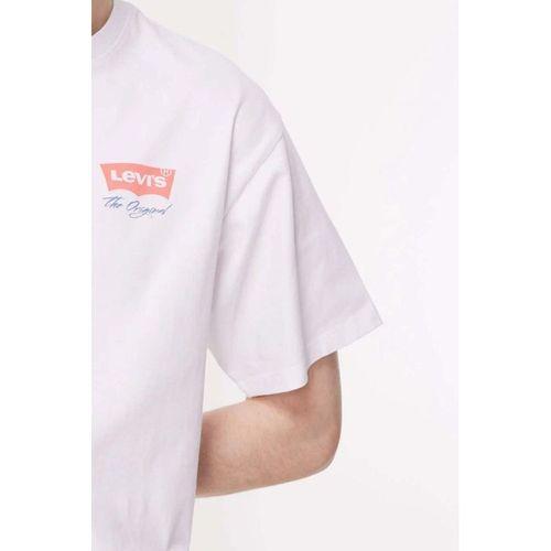 Levis Levis Bisiklet Yaka Baskılı Beyaz Erkek T-Shirt A9440-0000 VINTAGE FIT