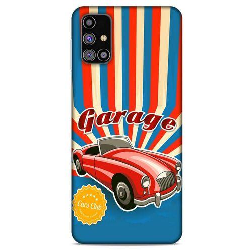 Retro (11) Desen Tam Koruma Renkli Samsung Galaxy M31s Kılıf