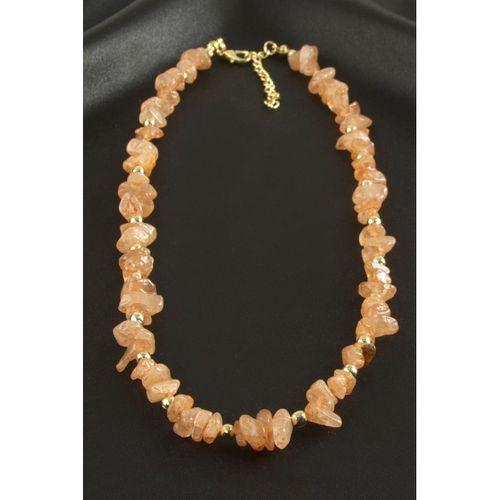 Akik Kırık Doğaltaş Kolye