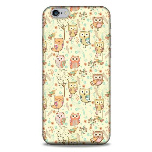 Baykuşlar (34) Desenli Silikon Kapak Telefon Kabı Apple Iphone 6 Plus Kılıf