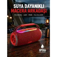 20w Kablosuz Bluetooth Hoparlör Rgb Işık Efektli Usb/sd/aux Destekli