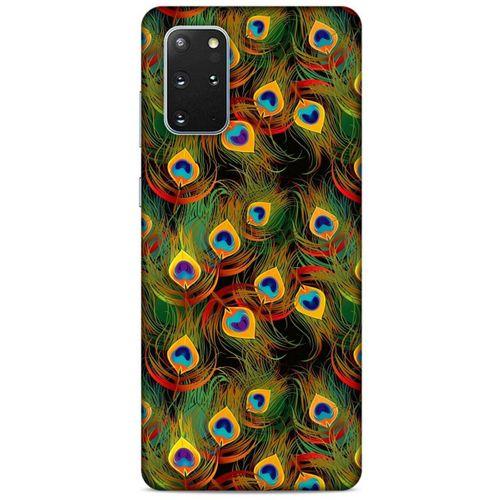 Samsung Galaxy S20 Plus Kılıf Desenli Özel Seri Tüyler (12) Koruyucu Silikon