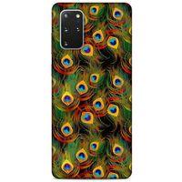 Samsung Galaxy S20 Plus Kılıf Desenli Özel Seri Tüyler (12) Koruyucu Silikon