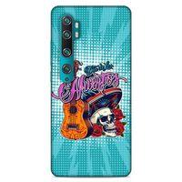 Lopard Xiaomi Mi Note 10 Pro Uyumlu Kılıf Tattoo's (34) Slim Armor Kılıf İskelet & Gitar