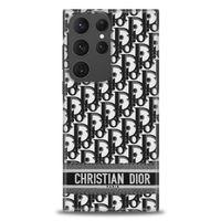 Samsung Galaxy S23 Ultra Kılıf HD Baskılı Kılıf - Dior + Tam Ekran Koruyucu