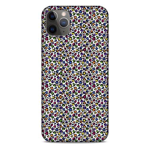 Animax Leopar Rengarenk Apple Iphone 11 Pro Max Kılıf Desenli Silikon