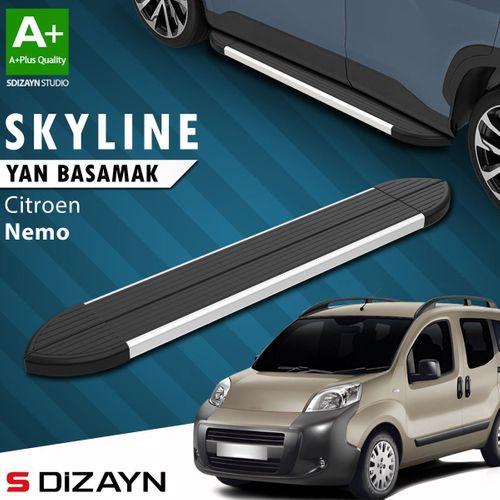 S-Dizayn Citroen Nemo Skyline Aluminyum Yan Basamak 173 Cm 2008-2017 A+ Kalite