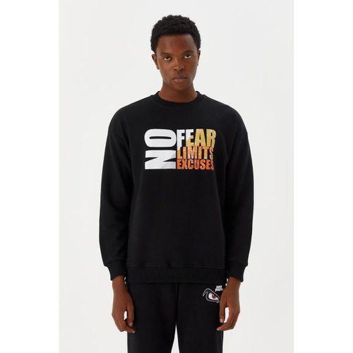 No Fear Erkek Sweatshirt Siyah M500260