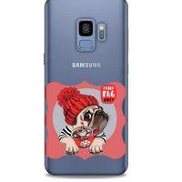 Zoologix (20) Samsung Galaxy S9 Şeffaf Kılıf Silikon Desenli