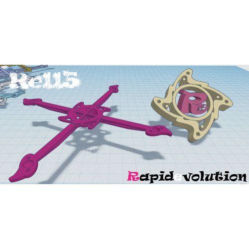 RE115 - Rapidevolution 115mm (3_) Printpick FPV Çerçevesi - 5149958