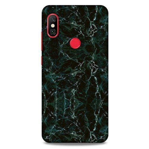 Mermer Desenli (27) Tema Tasarımlı Kılıf Zümrüt Yeşili Xiaomi Redmi Note 6 Pro Kılıf