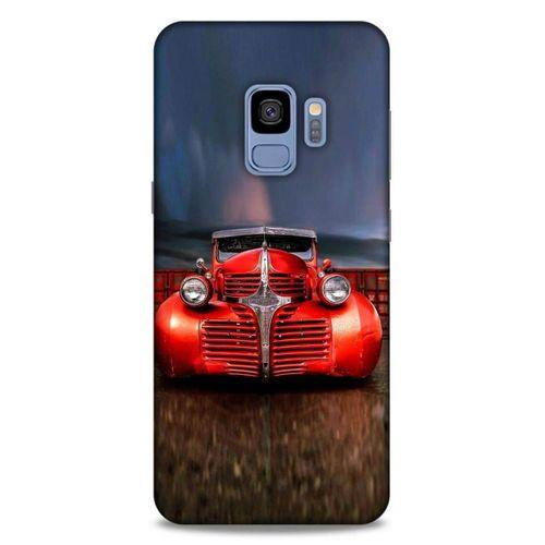 Lopard Samsung Galaxy S9 Uyumlu Kılıf PickUpX (43) Thin Fit Kılıf Kırmızı Ateşli