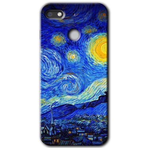 General Mobile GM 8 Go Kılıf HD Desen Baskılı Arka Kapak - Starry Night