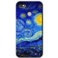 General Mobile GM 8 Go Kılıf HD Desen Baskılı Arka Kapak - Starry Night