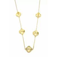 Vc Yonca Kolye - Altın