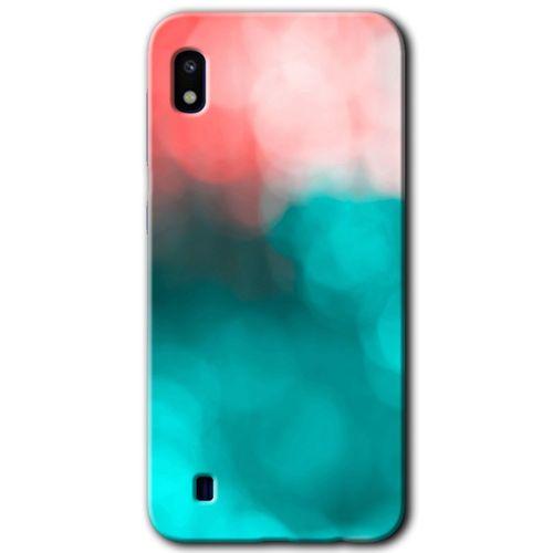 MRCİLETİSİM Samsung Galaxy A10 Kılıf Baskılı Kapak - Flu Işık +Tam Ekran Koruyucu