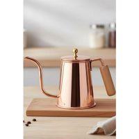 Turna Bakır Kahveevi Demlik Düz Kırmızı Turna4813-1