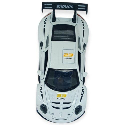 Sesli Işıklı Spor Araba 15 cm - 3291D - Beyaz