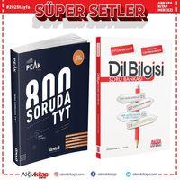 Ünlü Yayıncılık TYT 800 Soruda TYT Best Peak ve AKM Dil Bilgisi Soru Bankası Seti 2 Kitap