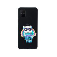 Samsung S10 Lite Have Fun Premium Silikonlu Siyah Telefon Kılıfı