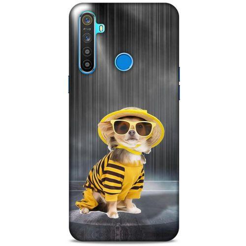 Oppo Realme 5i Kılıf Köpek Kıyafetleri (15) Antişok Kılıf Chihuahua Pijama