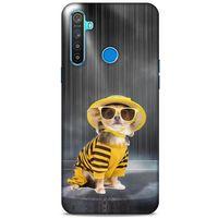Oppo Realme 5i Kılıf Köpek Kıyafetleri (15) Antişok Kılıf Chihuahua Pijama