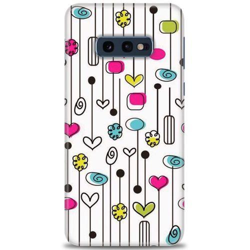 Samsung Galaxy S10E Kılıf HD Baskılı Kılıf - lambalar + Tam Ekran Koruyucu