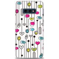 Samsung Galaxy S10E Kılıf HD Baskılı Kılıf - lambalar + Tam Ekran Koruyucu