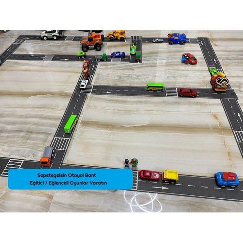 Sepetegelsin Otoyol Bant Eğitici Ve Eğlenceli Yol Yapım Şerit Oyun Bandı Eğitici Oyuncak
