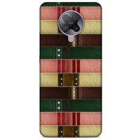 Xiaomi Poco F2 Pro Kılıf Patchwork (41) Tank Kılıf Koyu Yeşil Pembe