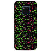 Lopard Huawei Mate 20 Pro Uyumlu Kılıf PiXel (25) Antişok Kapak Yeşil Pembe
