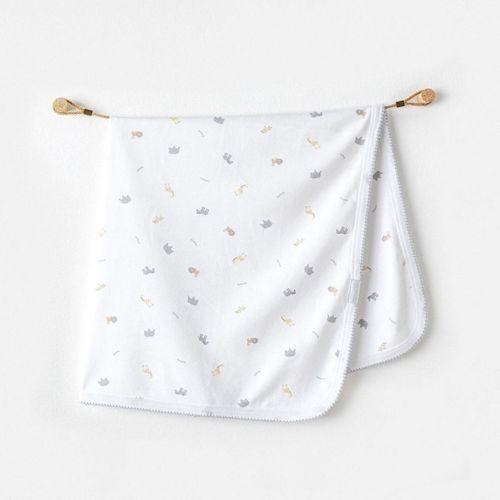 Andywawa AC25808 Blanket 85x90 Little King Bebek Battaniye White