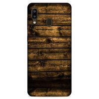 Lopard Samsung Galaxy A20 Uyumlu Kılıf Wood'X (18) Telefon Kılıfları Desenli