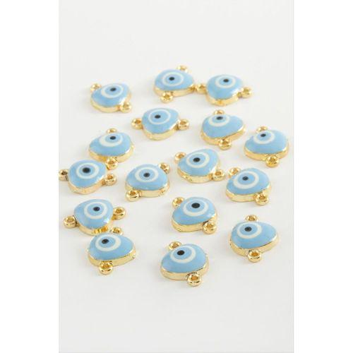 Nazar Çift Kulplu Mineli Bileklik ve Kolye Ucu Aparatı 1 Adet