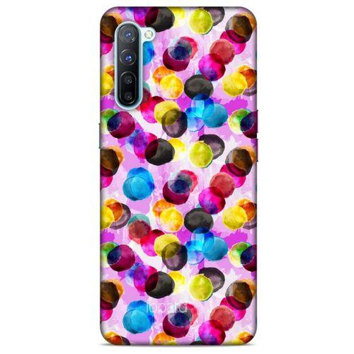 Oppo Reno 3 Kılıf Pastel Renkler (42) Rugged Armor Kılıf Mor Pembe