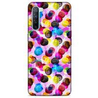Oppo Reno 3 Kılıf Pastel Renkler (42) Rugged Armor Kılıf Mor Pembe