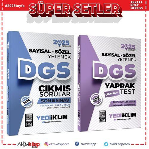 Yediiklim 2025 DGS Çek Kopart Yaprak Test ve Çıkmış Sorular Seti 2 Kitap